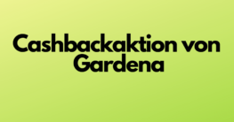 cashback aktion gardena