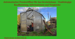 Automatischer Fensteroeffner Gewaechshaus test