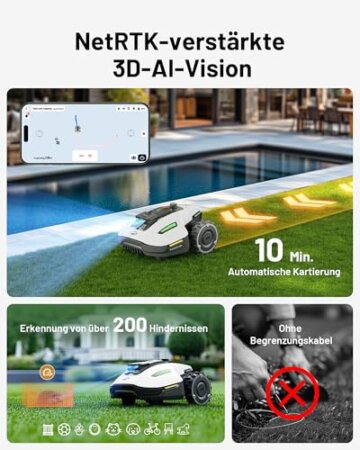 MAMMOTION YUKA Mini 500 Mähroboter Vergleich