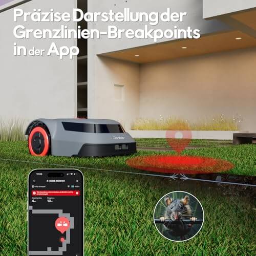 529,99€ KOSTENFREIE Retouren GRATIS Lieferung Montag, 5. Mai für Prime-Mitglieder. Bestellung innerhalb 8 Stdn. 26 Min. Liefern an Jonas - 46419 Isselburg Auf Lager Menge: 1 Menge:1 In den Einkaufswagen Jetzt kaufen Versand Amazon Verkäufer WHSJ EU Rückgaben Retournierbar innerhalb von 30 Tagen nach Erhalt Zahlung Sichere Transaktion Mehr anzeigen Für weitere Informationen, Impressum, AGB und Widerrufsrecht klicke bitte auf den Verkäufernamen.. Auf die Liste Redkey MGC500 Mähroboter Rasenmäher Roboter - Akku Rasenroboter Kabelbruch Finden Intelligente Schneidenhöhe APP Steuerung Rasenmäherroboter für Gärten bis 500M² Steigleistung 45% Automatisch Leise Für Vollansicht hier klicken 4+ 3 VIDEOS Redkey MGC500 Mähroboter Rasenmäher Roboter Navigation