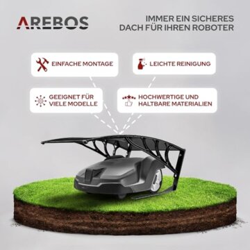 Arebos Mähroboter Garage Funktionen