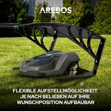 Arebos Mähroboter Garage Test