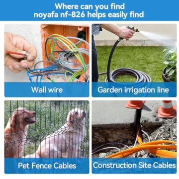 NOYAFA NF-826 Underground Cable Locator Wire Tracker Test