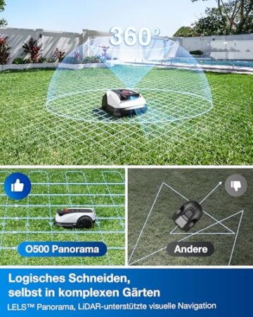ECOVACS Goat O500 Panorama Mähroboter Test