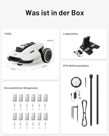 MAMMOTION YUKA 2000 Mähroboter ohne Begrenzungskabel Zubehör