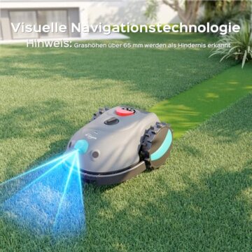 YARDCARE V100 Mähroboter ohne Begrenzungskabel Test