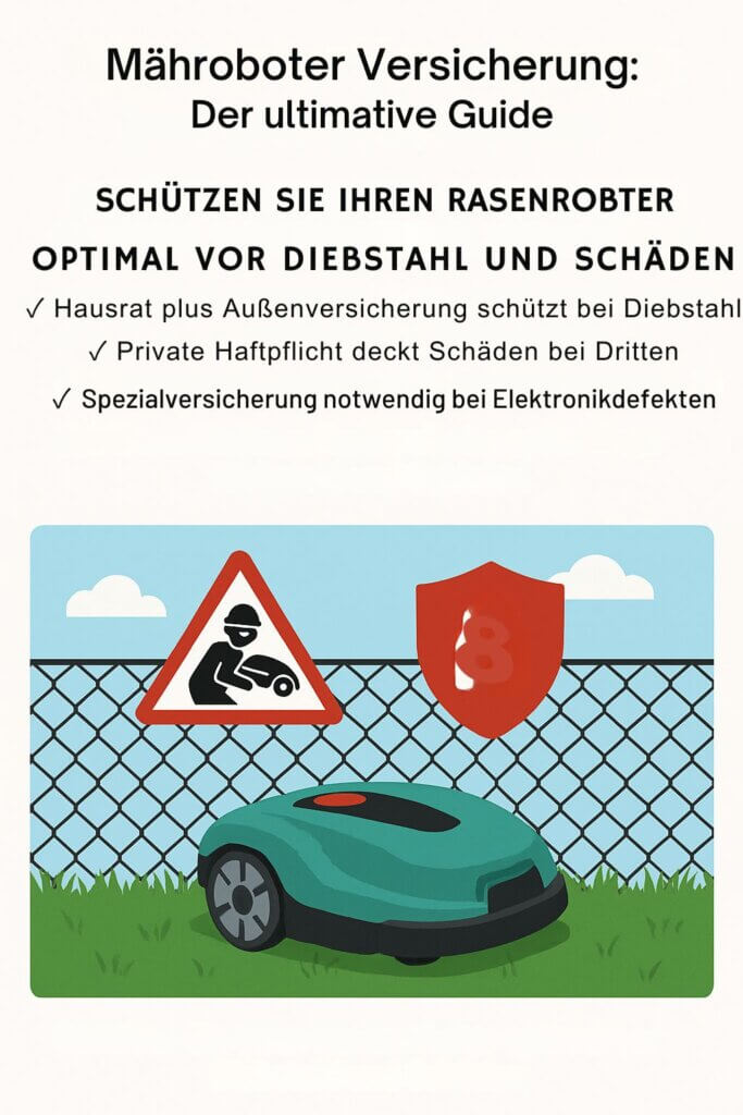 Rasenroboter Versicherung