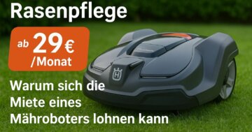 Rasenroboter mieten