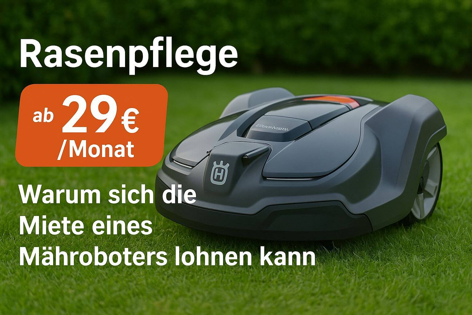 Rasenroboter mieten