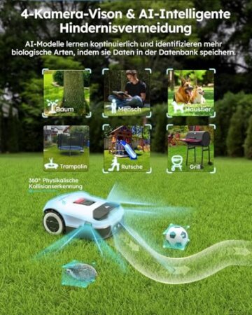 ANTHBOT Genie Mähroboter ohne Begrenzungskabel 3600 m² Test