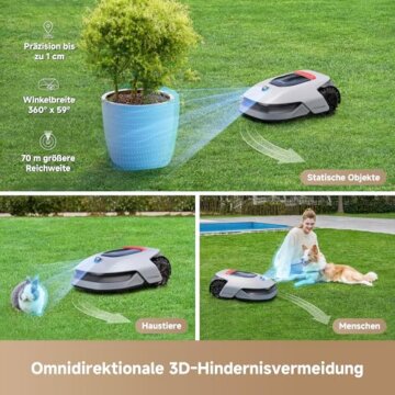 DREAME Intelligenter Mähroboter A1 Pro Lasernavigation