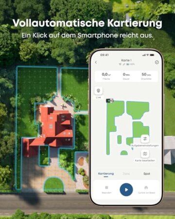 eufy E15 Mähroboter ohne Begrenzungskabel App Test