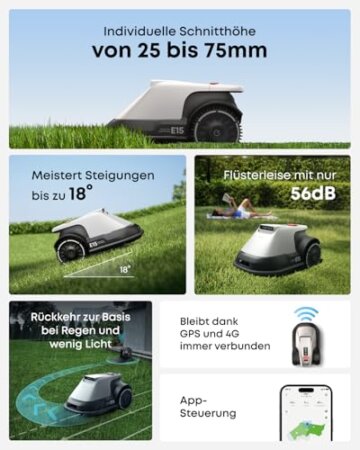 eufy E15 Mähroboter ohne Begrenzungskabel Test