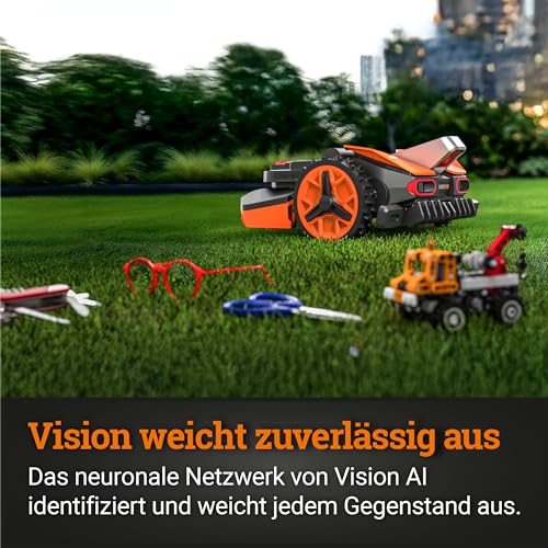 WORX Landroid Vision M550 WR205E im Garten Test